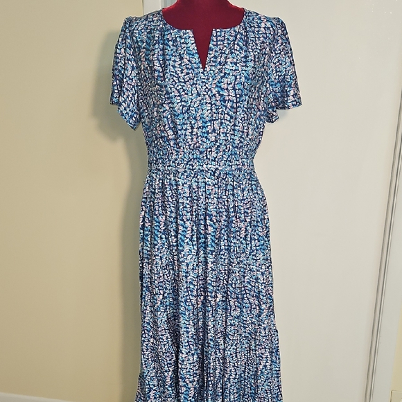 Dresses & Skirts - Pink & Blue Dress Size Large